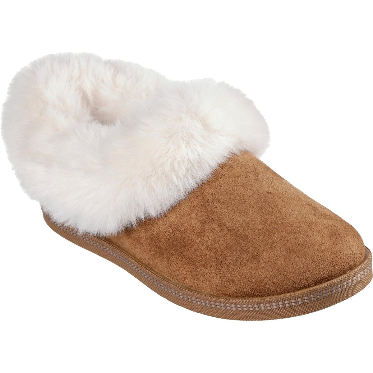 Women's Wide Fit Skechers 169012 Cozy Campfire Winter Nights Slippers