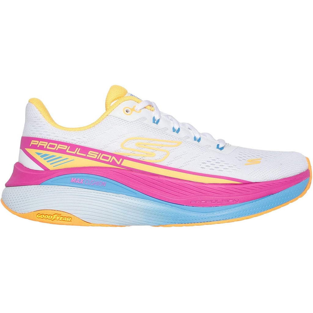 Women's Wide Fit Skechers 128901 Performance Max Cushioning Propulsion Sneakers