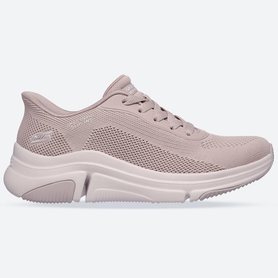 Women's Wide Fit Skechers 117587 Slip-ins Bobs Sport Sparrow Flex Sneakers
