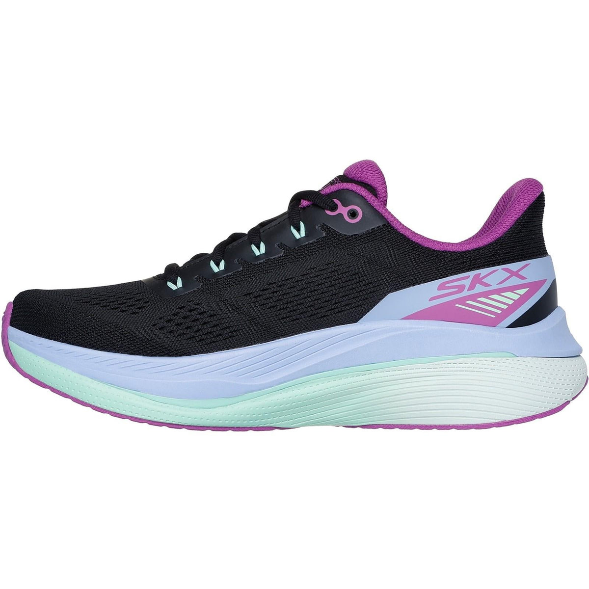 Women's Wide Fit Skechers 128901 Performance Max Cushioning Propulsion Sneakers