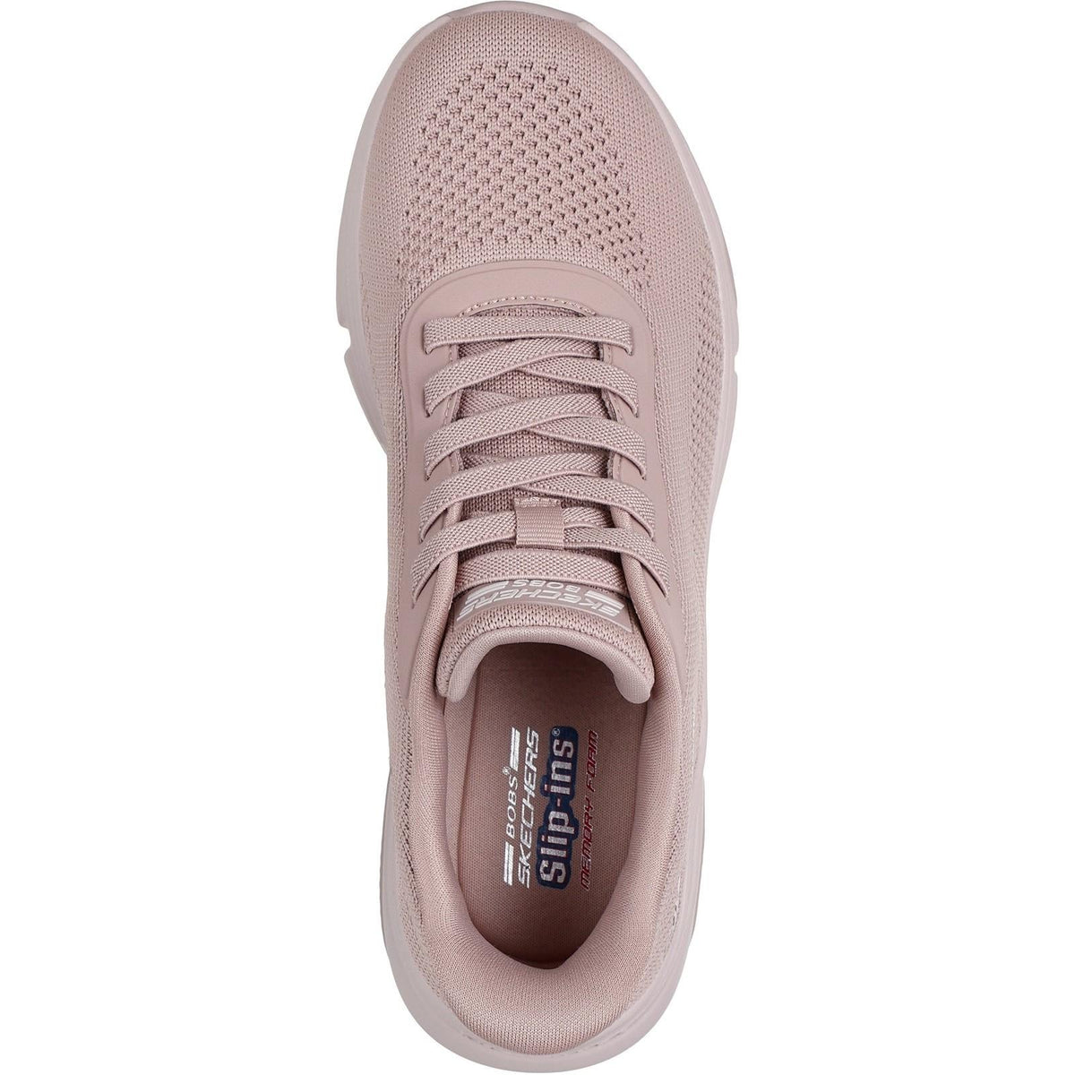 Women's Wide Fit Skechers 117587 Slip-ins Bobs Sport Sparrow Flex Sneakers
