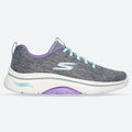 Women's Wide Fit Skechers 125311 Go Walk Arch Fit 2.0 Vivid Sneakers