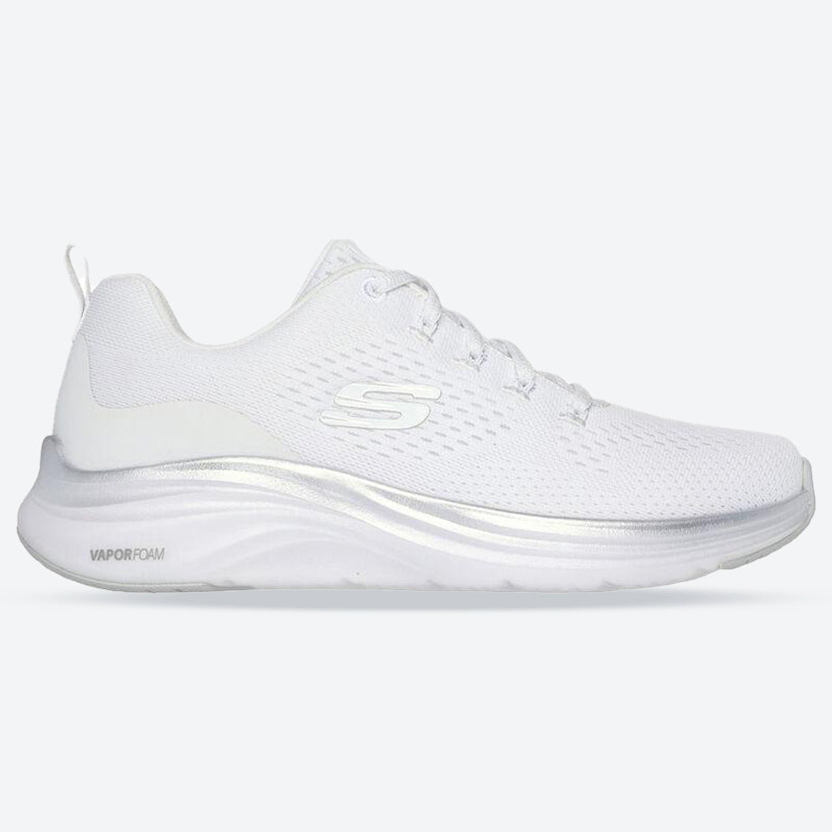 Women's Wide Fit Skechers 150025 Vapor Foam Midnight Glimmer Sneakers