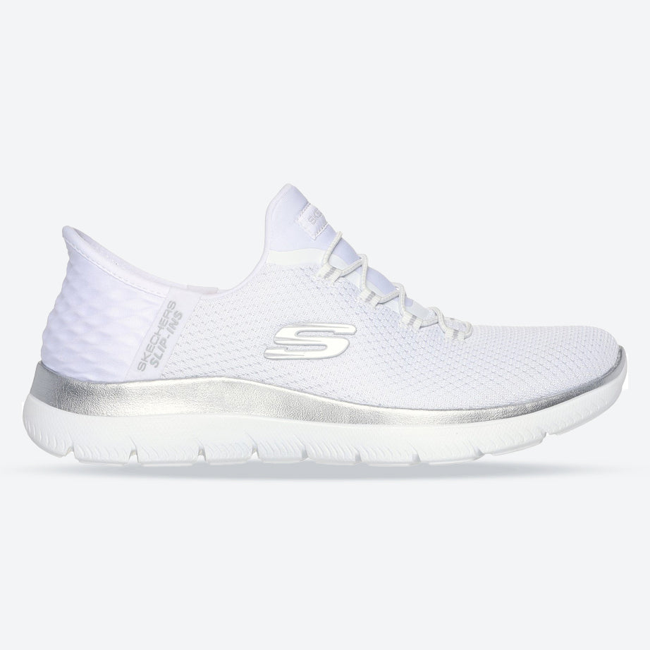 Women's Wide Fit Skechers 150123 Slip-ins Summits Diamond Dream Sneaker