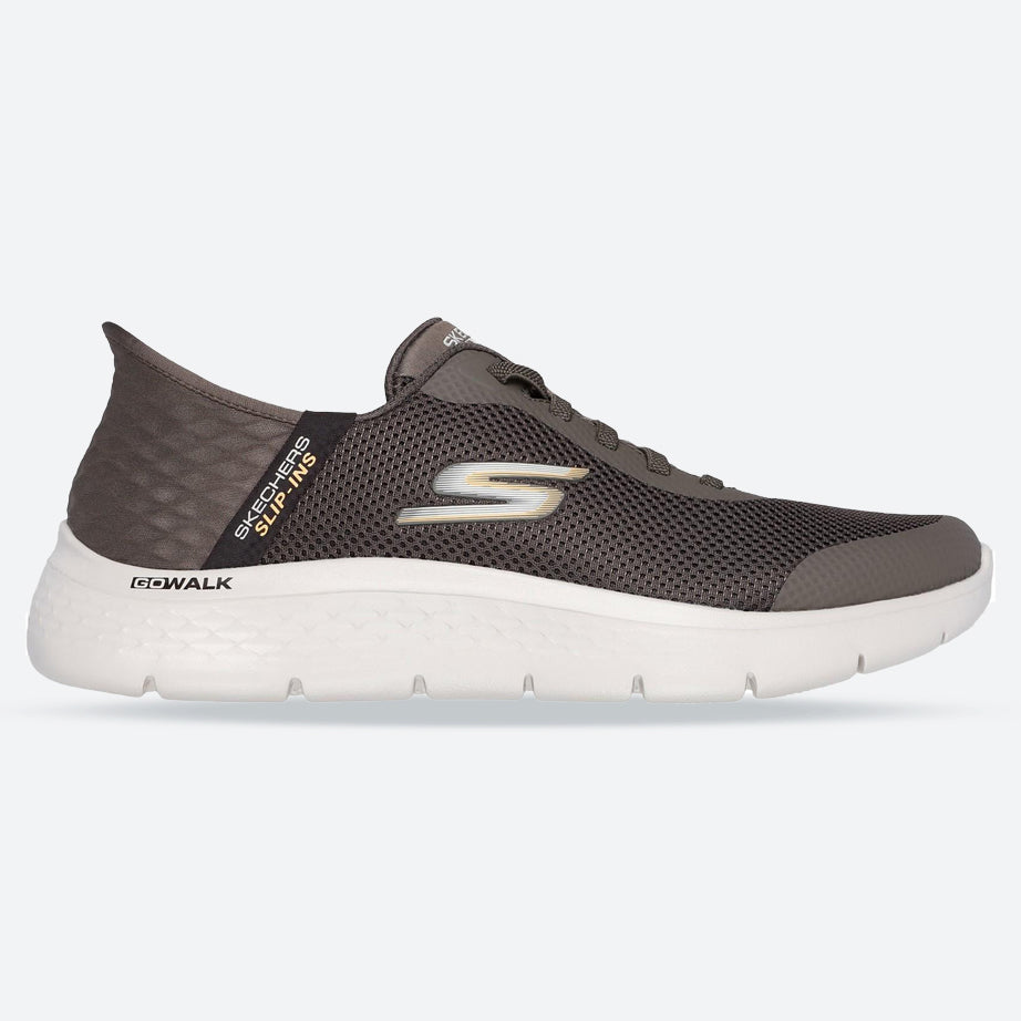 Men's Wide Fit Skechers 216324 Slip-ins Go Walk Flex Hands Up Sneakers