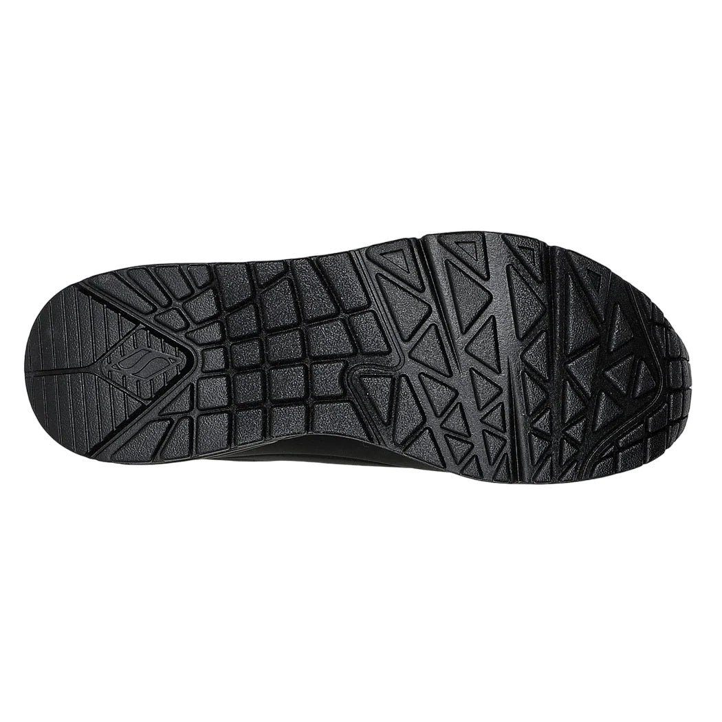 Women's Wide Fit Skechers Uno 155196W Shimmer Away Sneakers