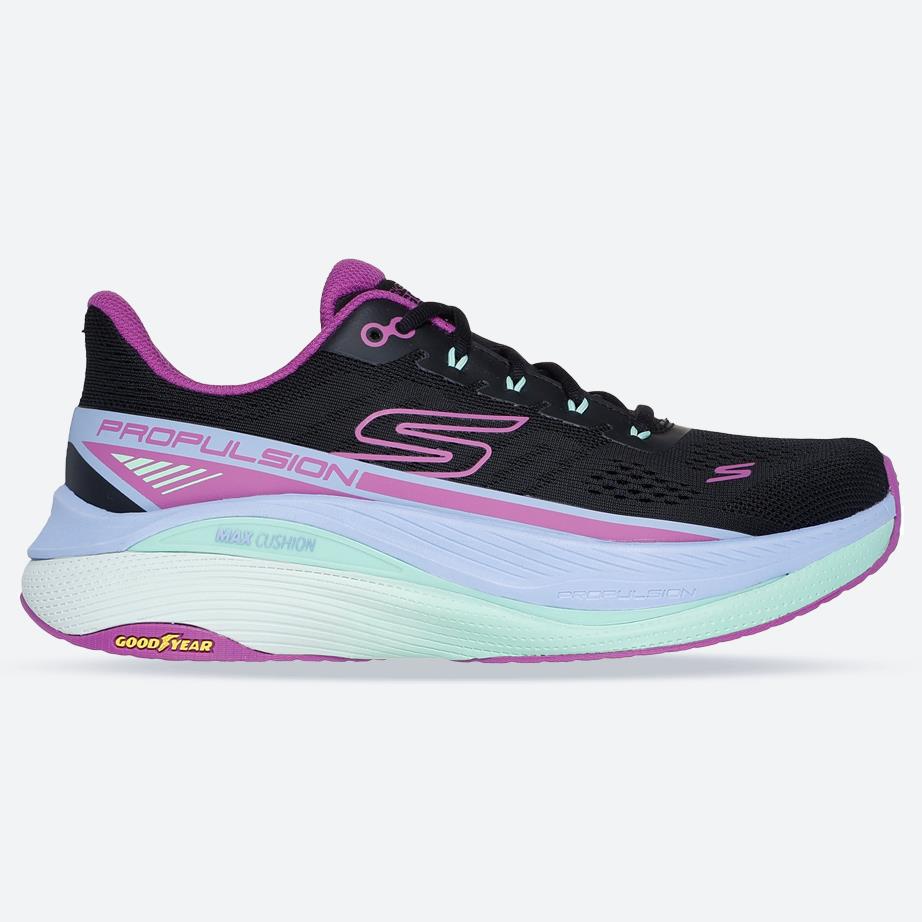 Women's Wide Fit Skechers 128901 Performance Max Cushioning Propulsion Sneakers