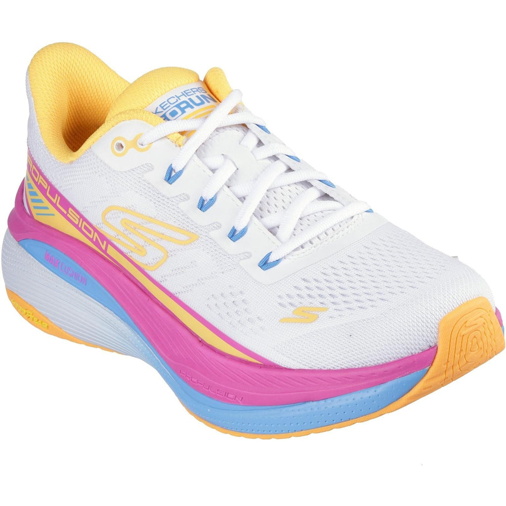 Women's Wide Fit Skechers 128901 Performance Max Cushioning Propulsion Sneakers