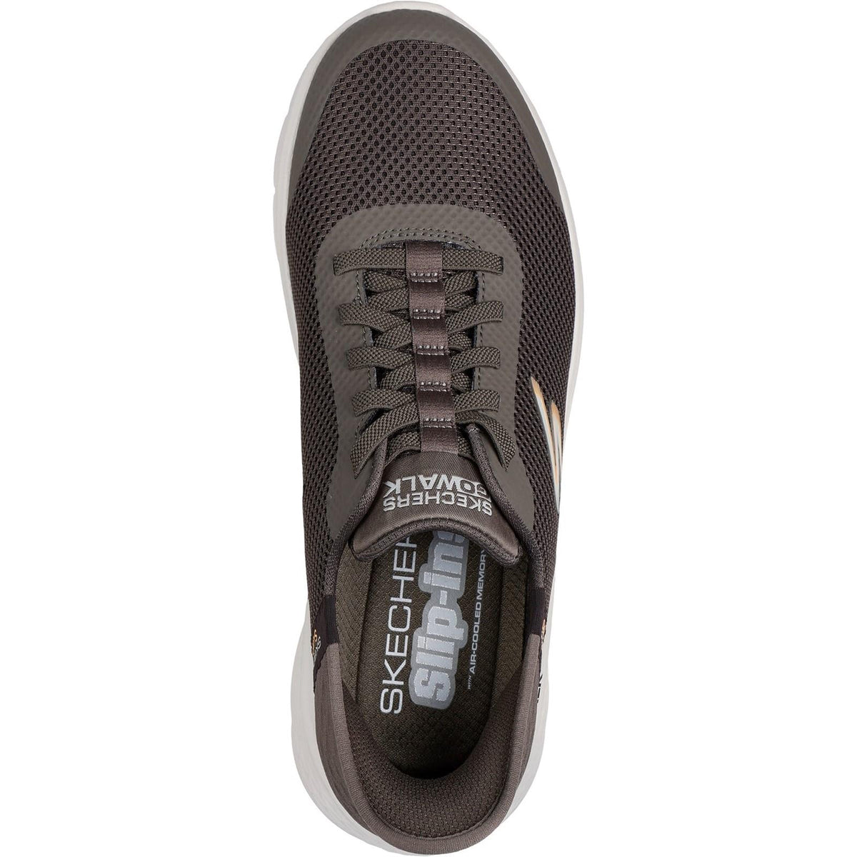 Men's Wide Fit Skechers 216324 Slip-ins Go Walk Flex Hands Up Sneakers