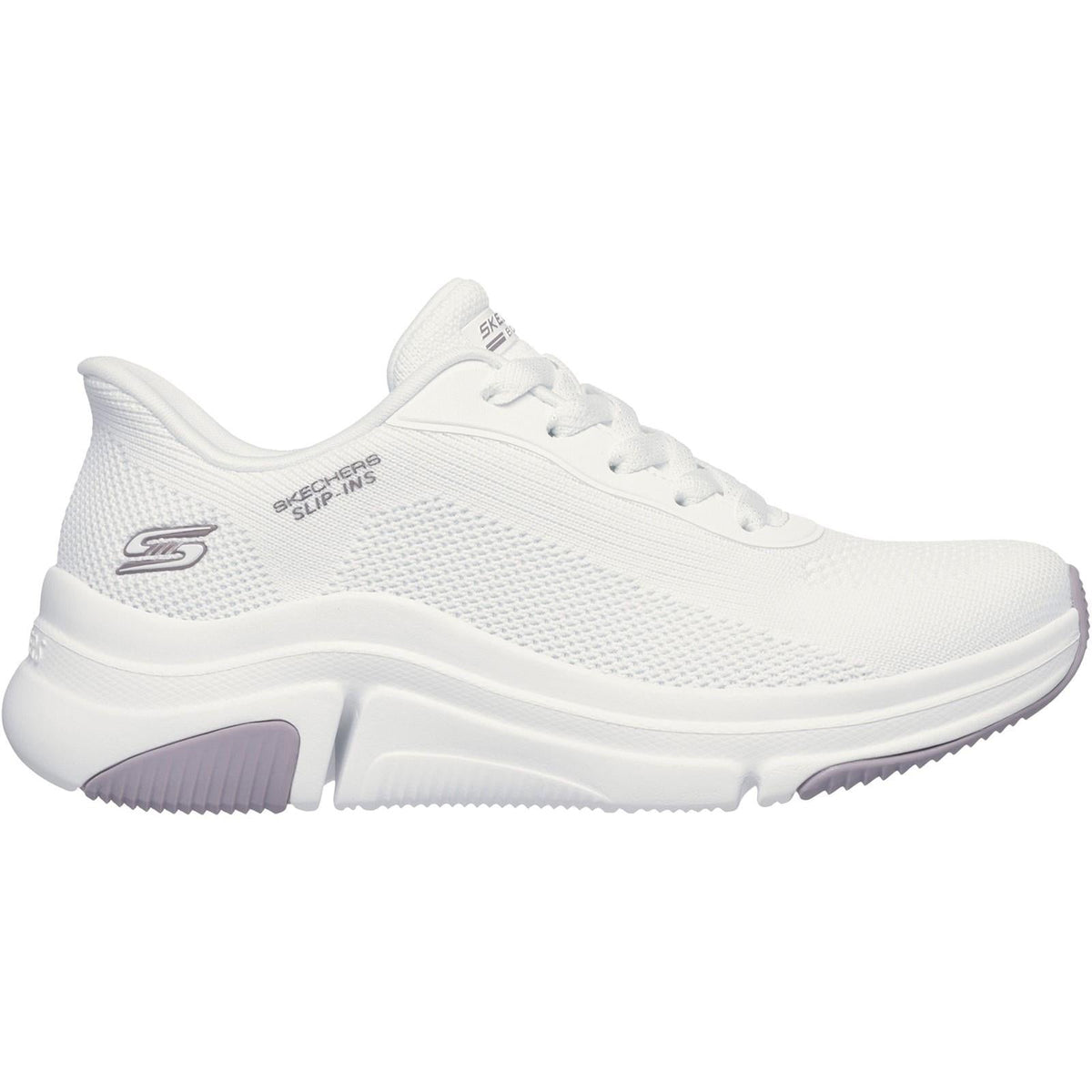 Women's Wide Fit Skechers 117587 Slip-ins Bobs Sport Sparrow Flex Sneakers
