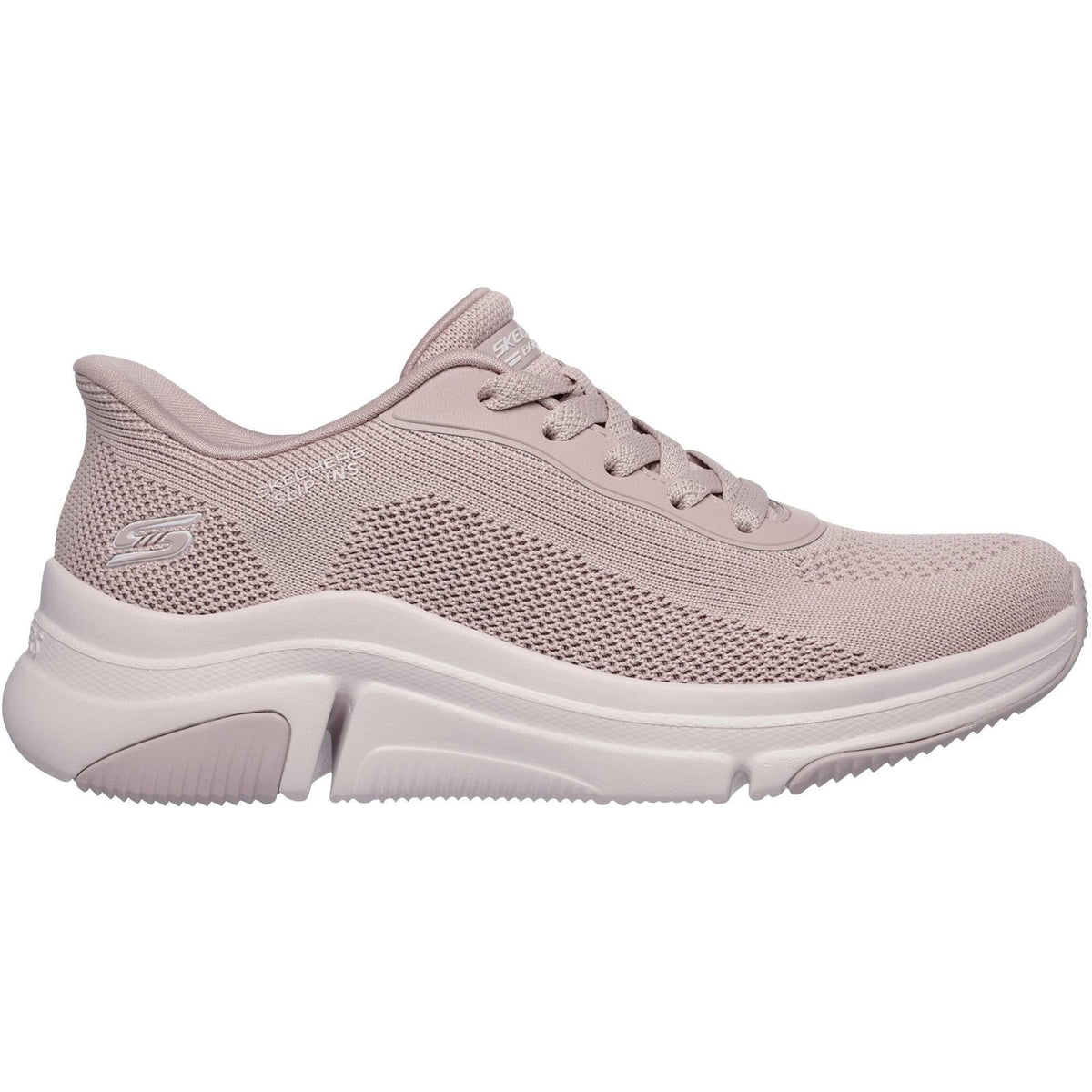 Women's Wide Fit Skechers 117587 Slip-ins Bobs Sport Sparrow Flex Sneakers