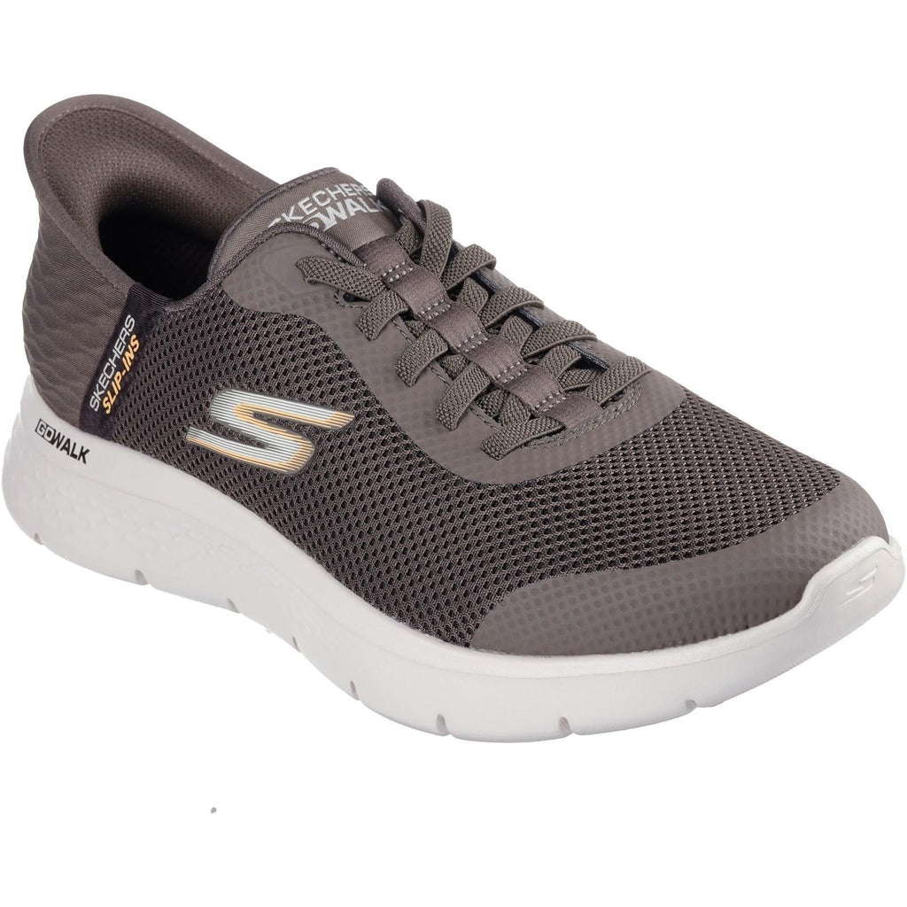 Men's Wide Fit Skechers 216324 Slip-ins Go Walk Flex Hands Up Sneakers