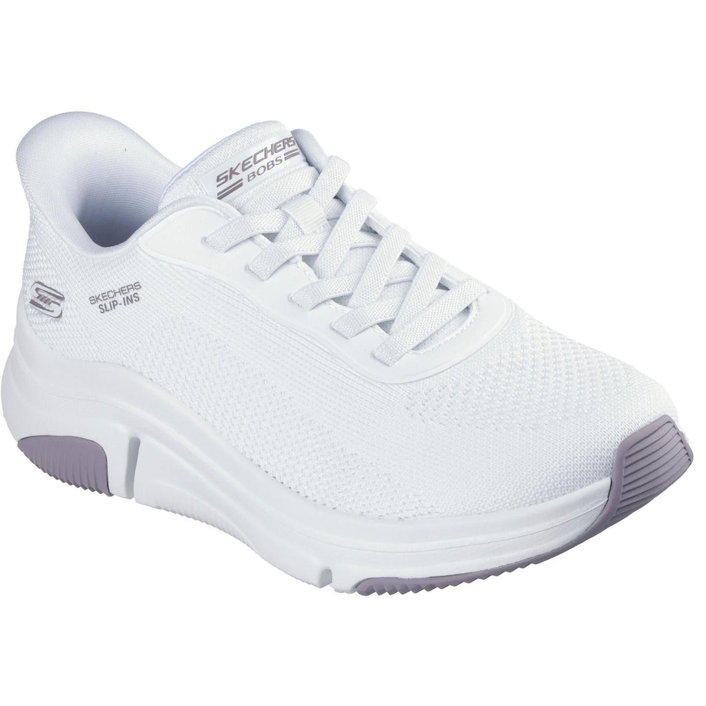 Women's Wide Fit Skechers 117587 Slip-ins Bobs Sport Sparrow Flex Sneakers