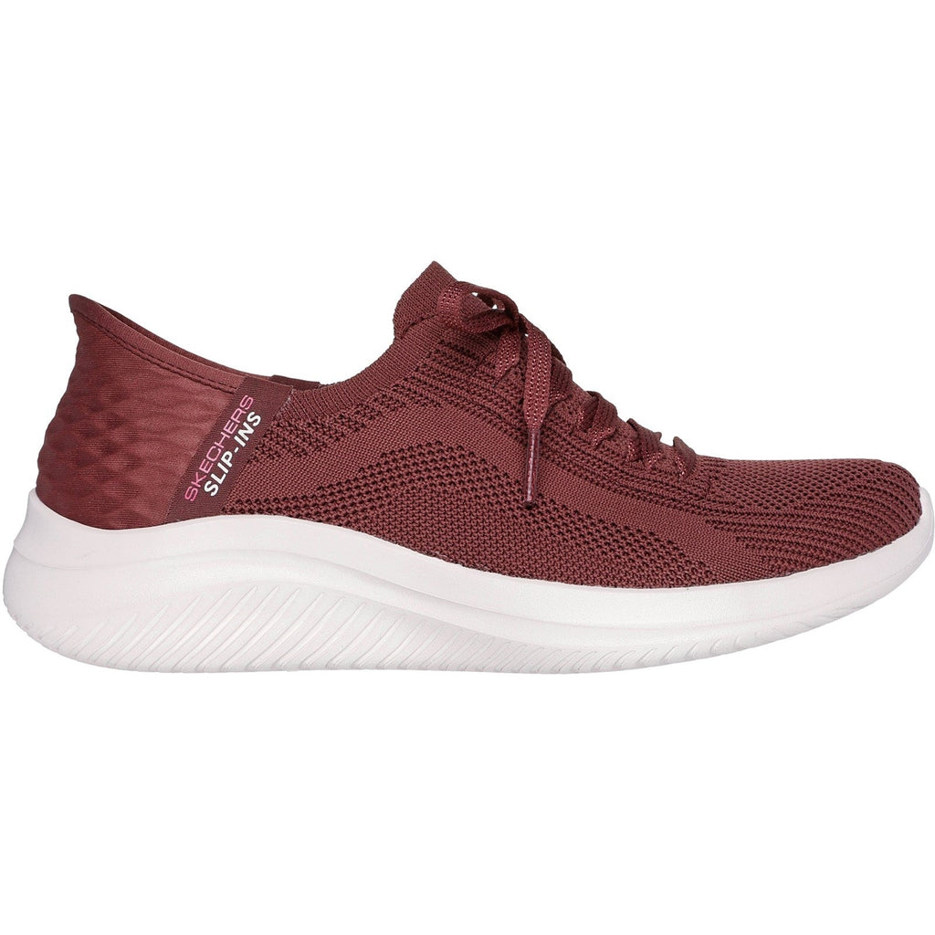 Women's Wide Fit Skechers Slip-ins 149710 Ultra Flex Brilliant Path Sneakers