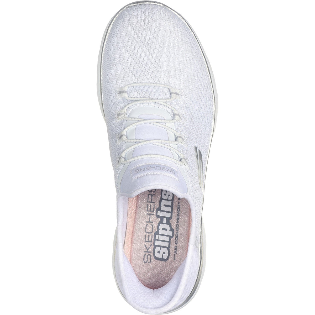 Women's Wide Fit Skechers 150123 Slip-ins Summits Diamond Dream Sneaker