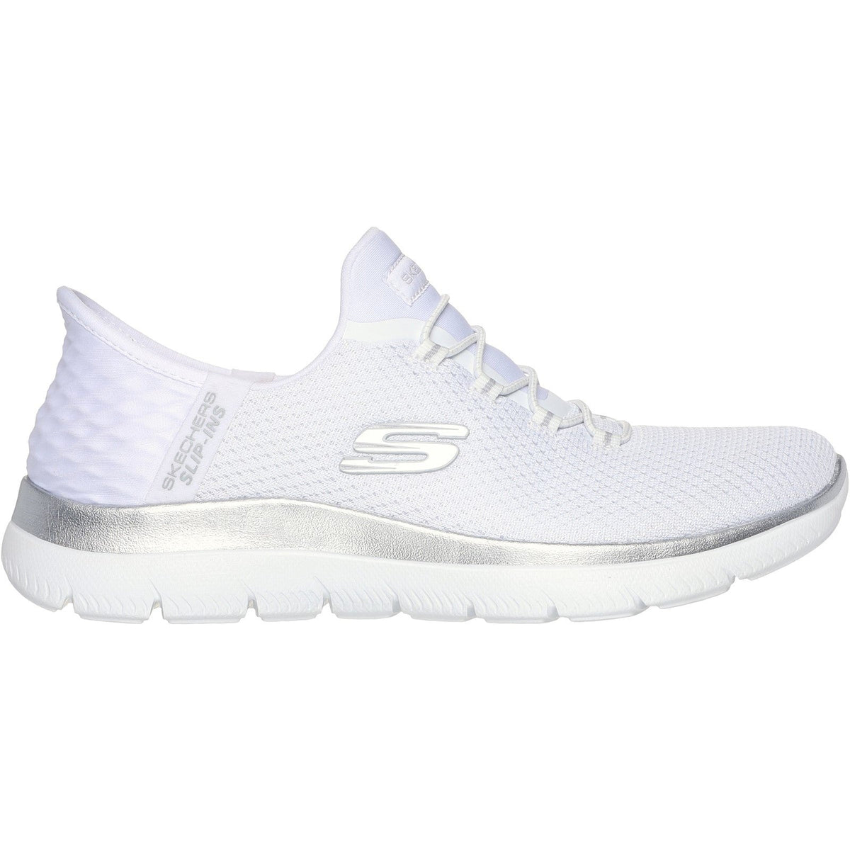 Women's Wide Fit Skechers 150123 Slip-ins Summits Diamond Dream Sneaker
